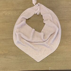 Elegant Pink Knit Scarf